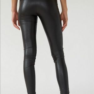 Wilfred free high waisted vegan leather leggings